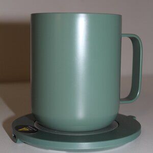 Electric Mug Warmer & Mug - Tech Enthusiast Keeps Coffee & Drinks Warm Green